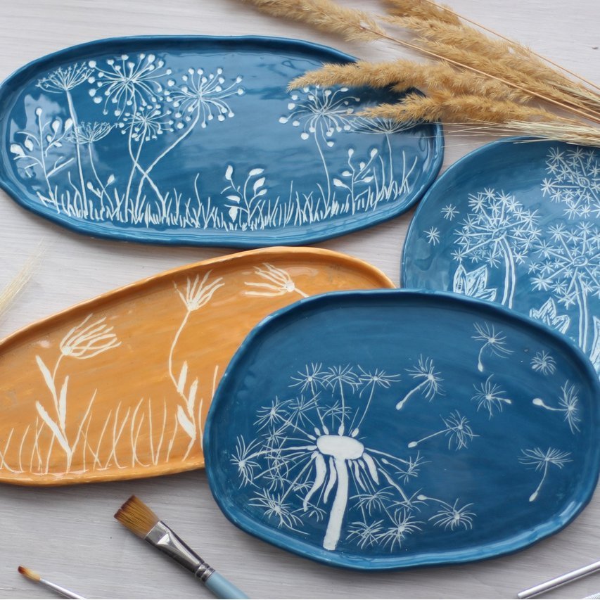 Тарелка "Сграффито" фото 1