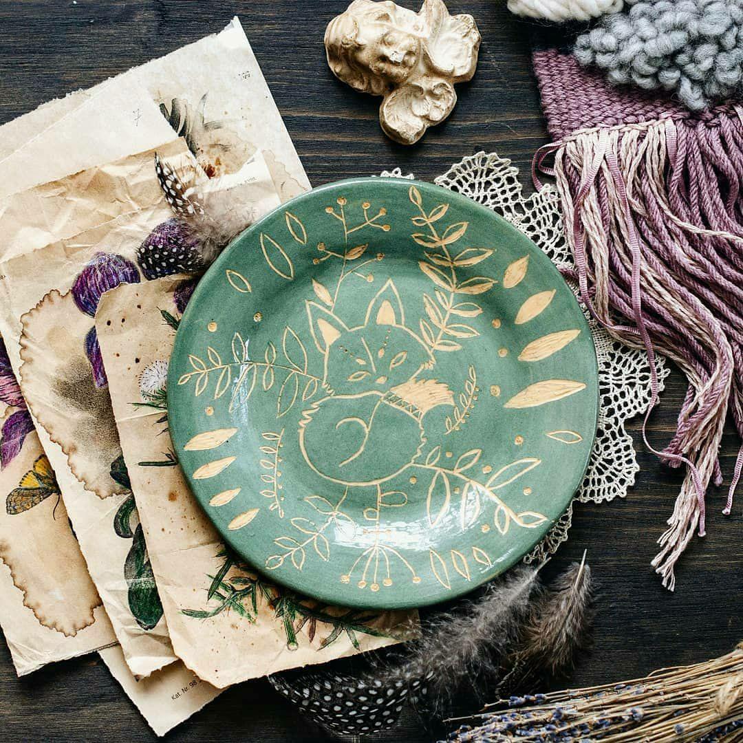 Тарелка "Сграффито" фото 2