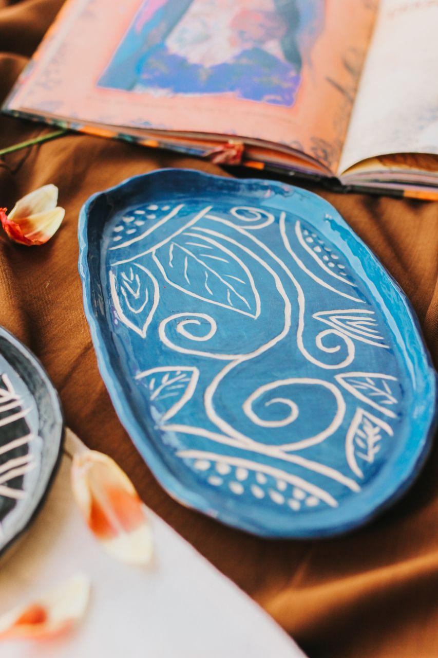 Тарелка "Сграффито" фото 3